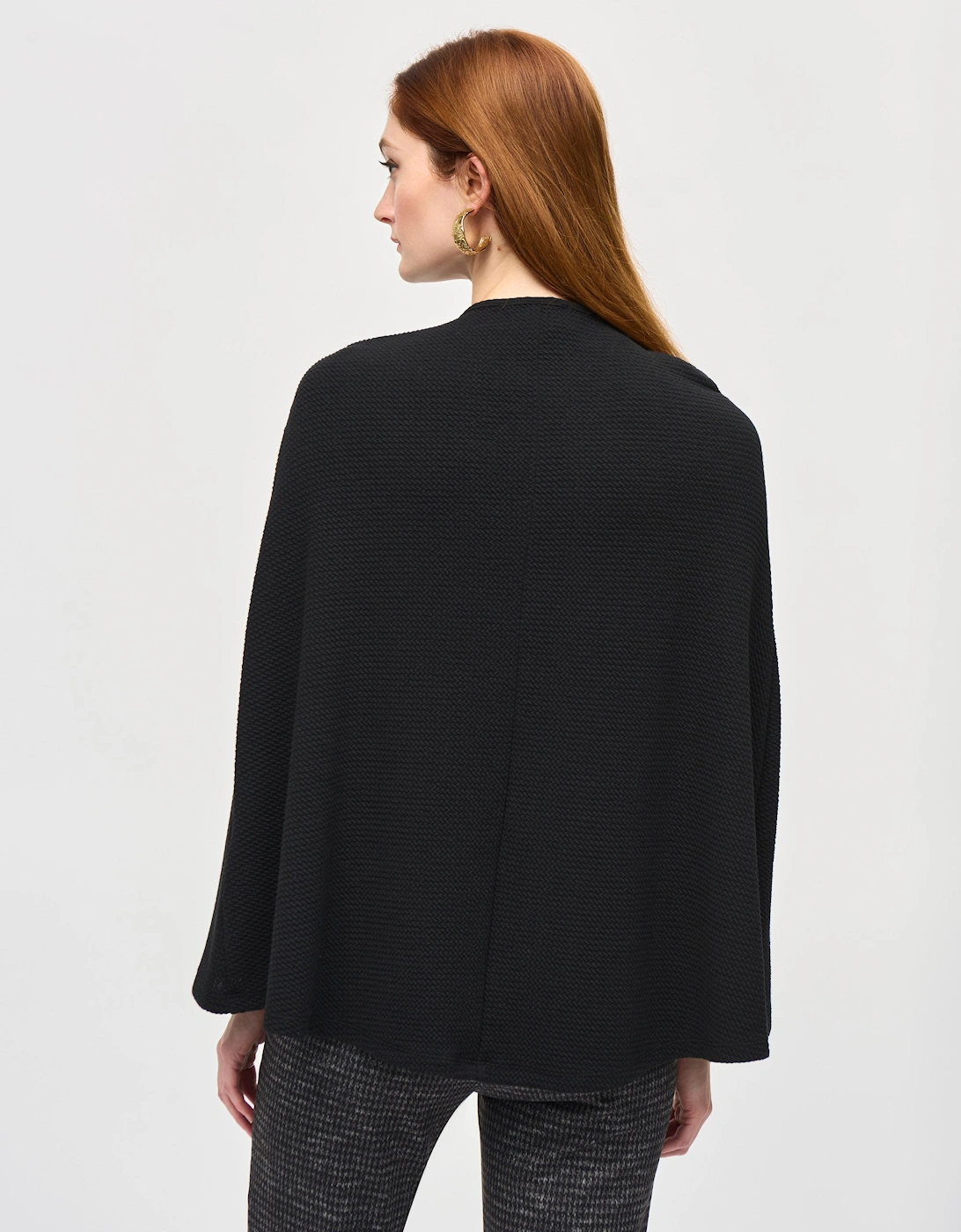 Jacquard sweater knit cover up