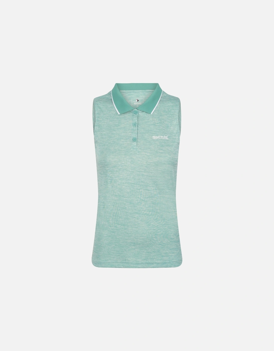 Womens/Ladies Tima II Sleeveless Polo Shirt, 6 of 5