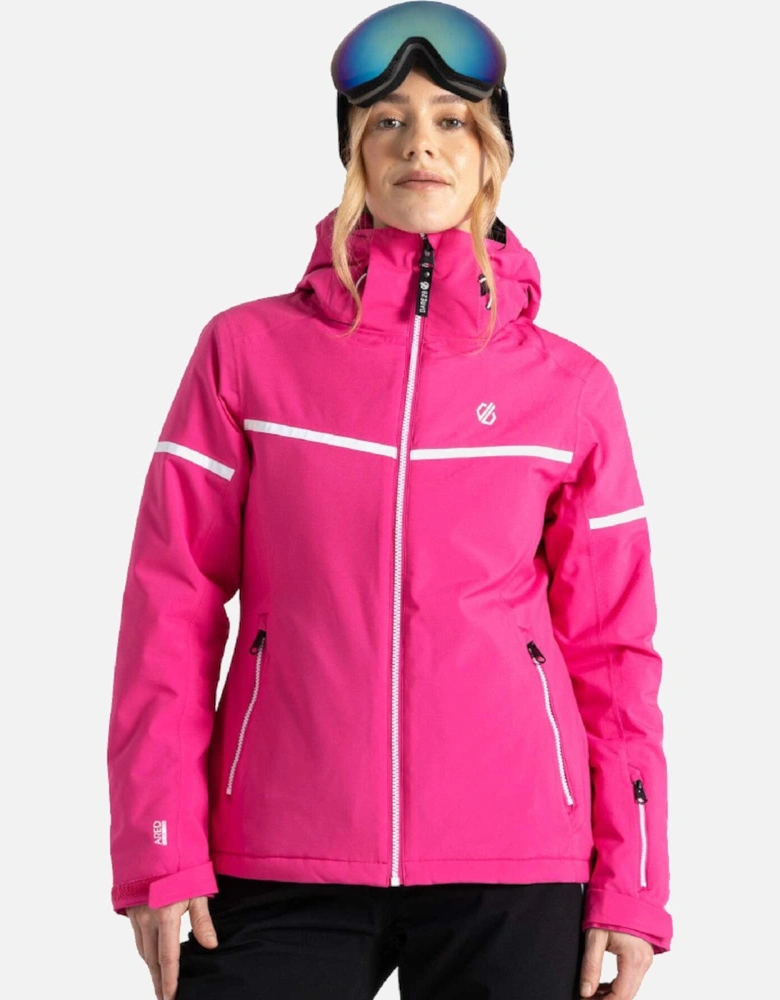 Womens Carving Waterproof Padded Ski Jacket Coat