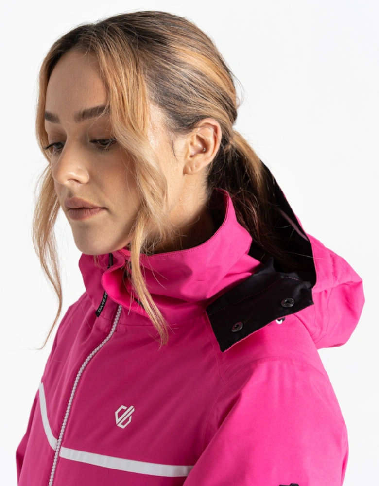 Womens Carving Waterproof Padded Ski Jacket Coat