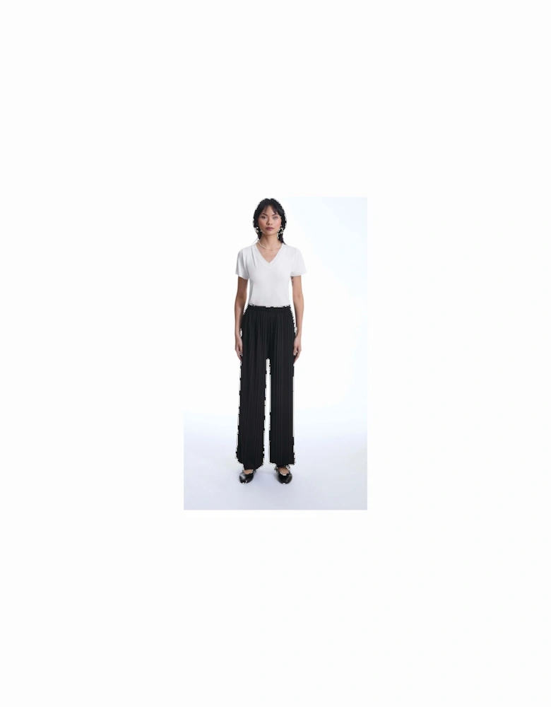 Pleated Black Trousers