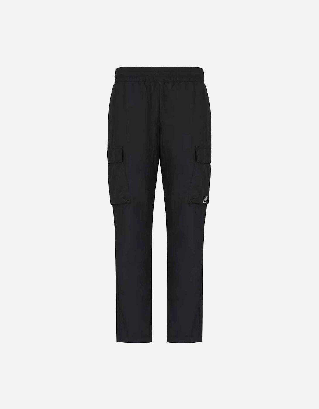 Emporio Armani Core Identity Nylon Cargo Jogger Pants Black, 5 of 4