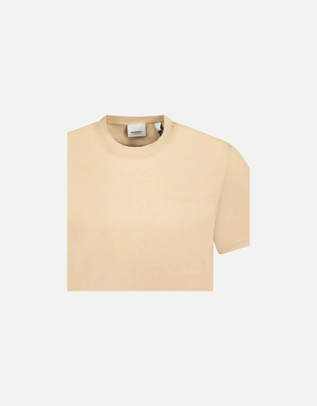 Monotone Logo Beige T-Shirt