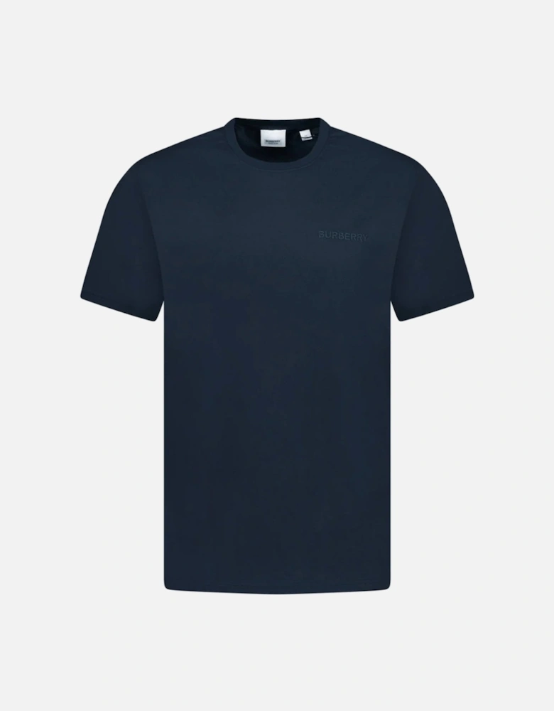 Monotone Logo Navy Blue T-Shirt