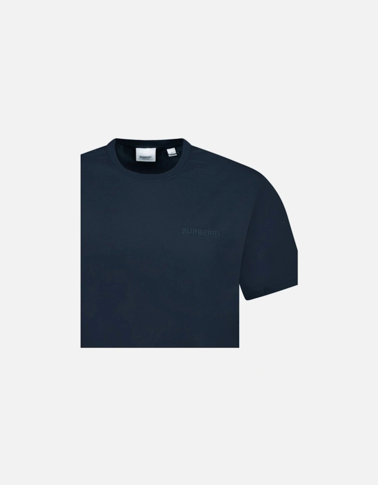 Monotone Logo Navy Blue T-Shirt