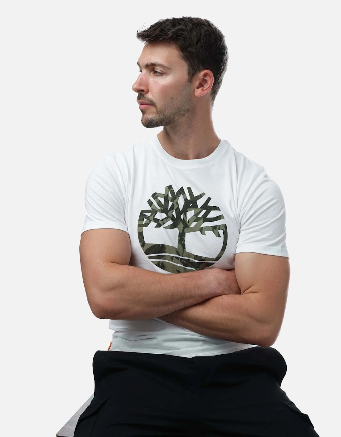 Camo Tree Logo T-Shirt - Mens Northwood Camo Logo T-Shirt