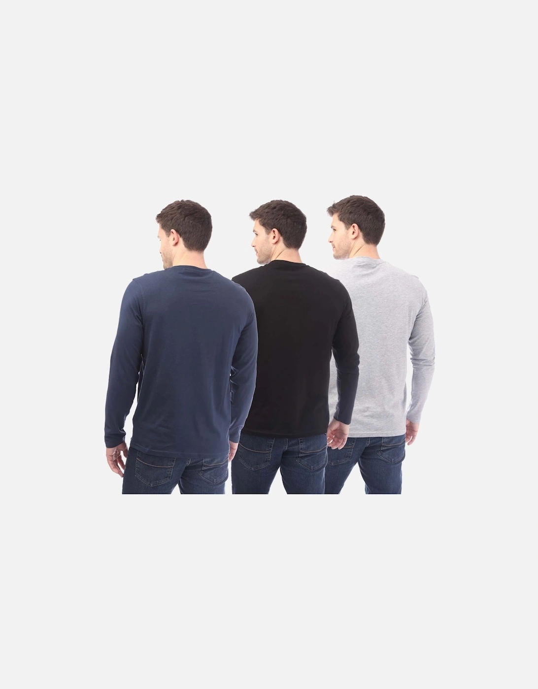 Mens Julian LS 3 Pack T-Shirts