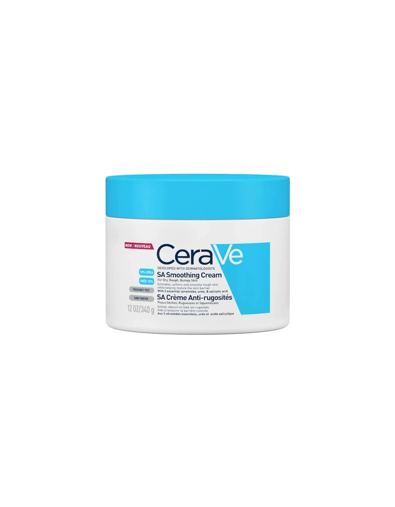 SA Smoothing Cream with Salicylic Acid for Dry, Rough & Bumpy Skin 340g - CeraVe