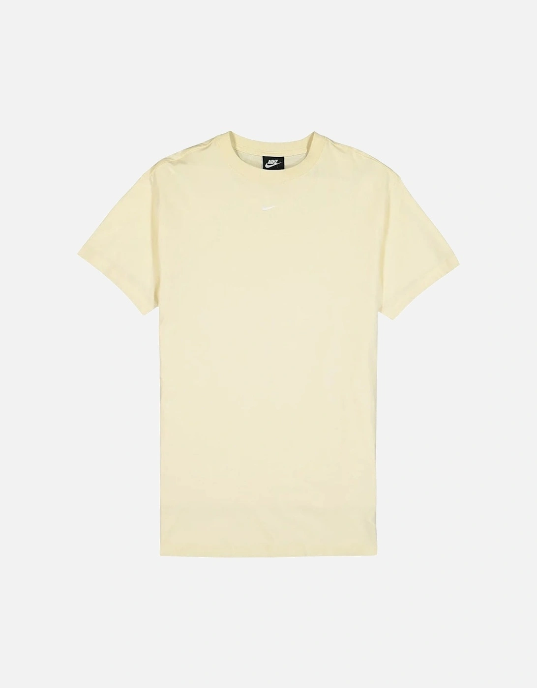 Swoosh Logo Loose Fit Cream T-Shirt, 4 of 3