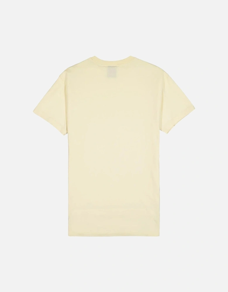 Swoosh Logo Loose Fit Cream T-Shirt