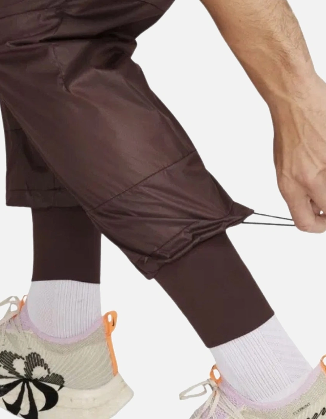 Plain Dark Brown Running Trousers