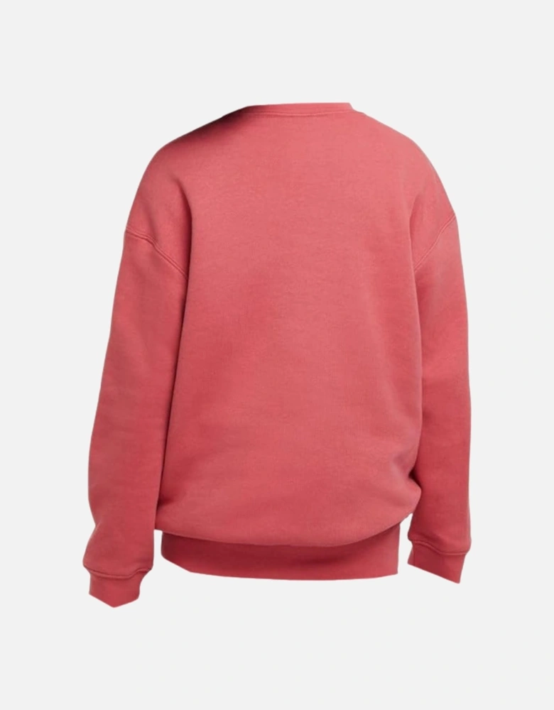 Logo Youth Crewneck Pink Sweatshirt