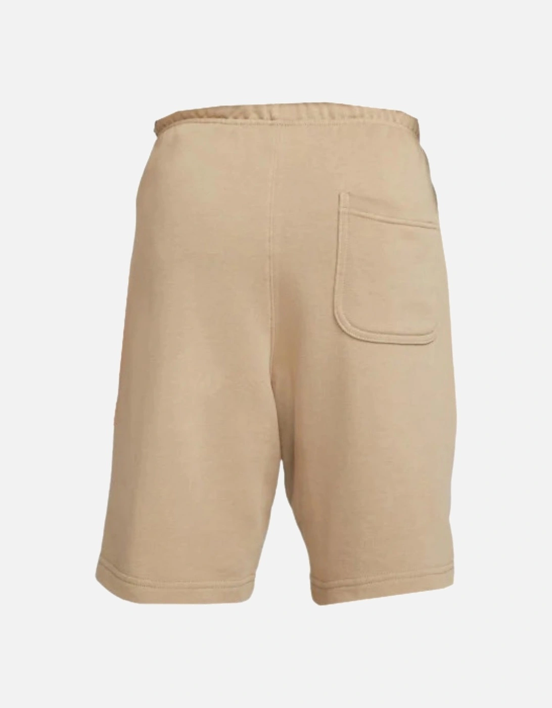 Branded Multicoloured Swoosh Logo Light Brown Shorts