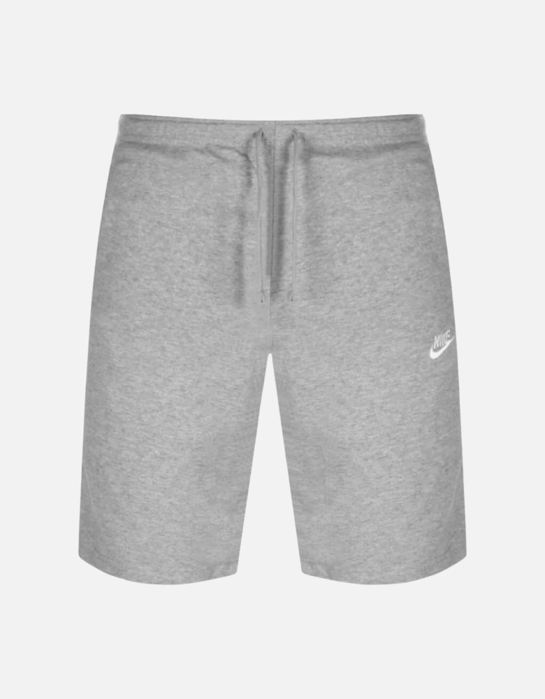 Branded Swoosh Logo Grey Shorts