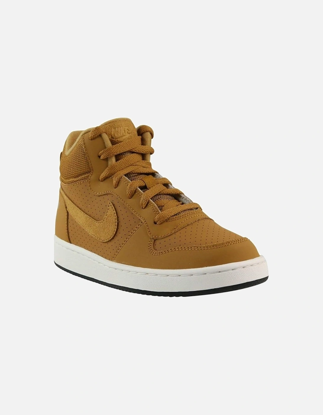 Court Borough Mid Brown Mid Top Trainers