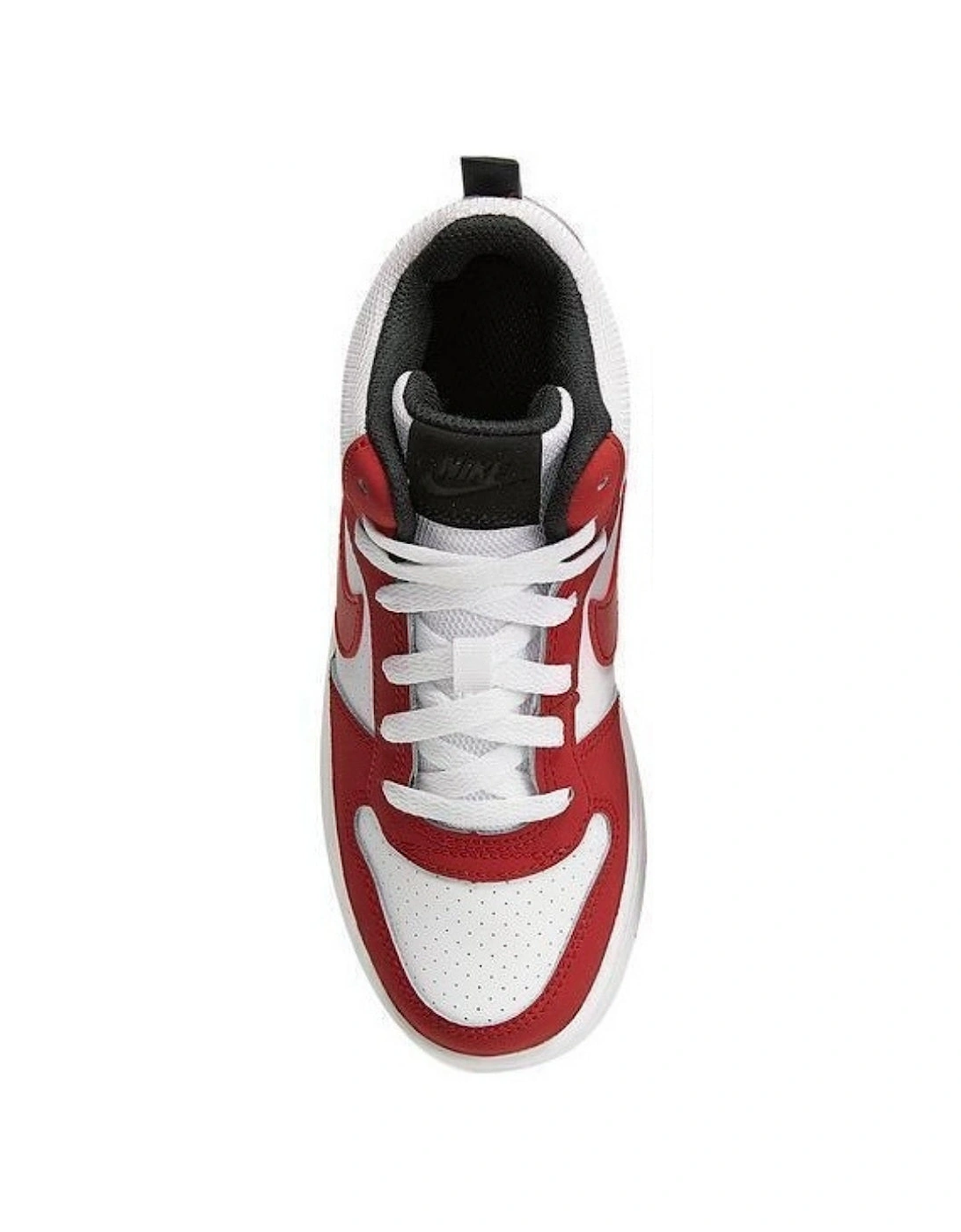 Court Borough Mid Top Red Trainers