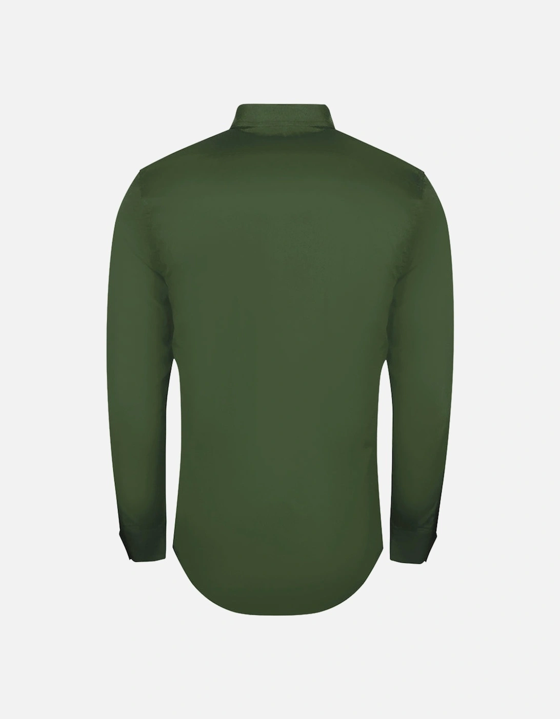 Long Sleeve Olive Night Green Shirt