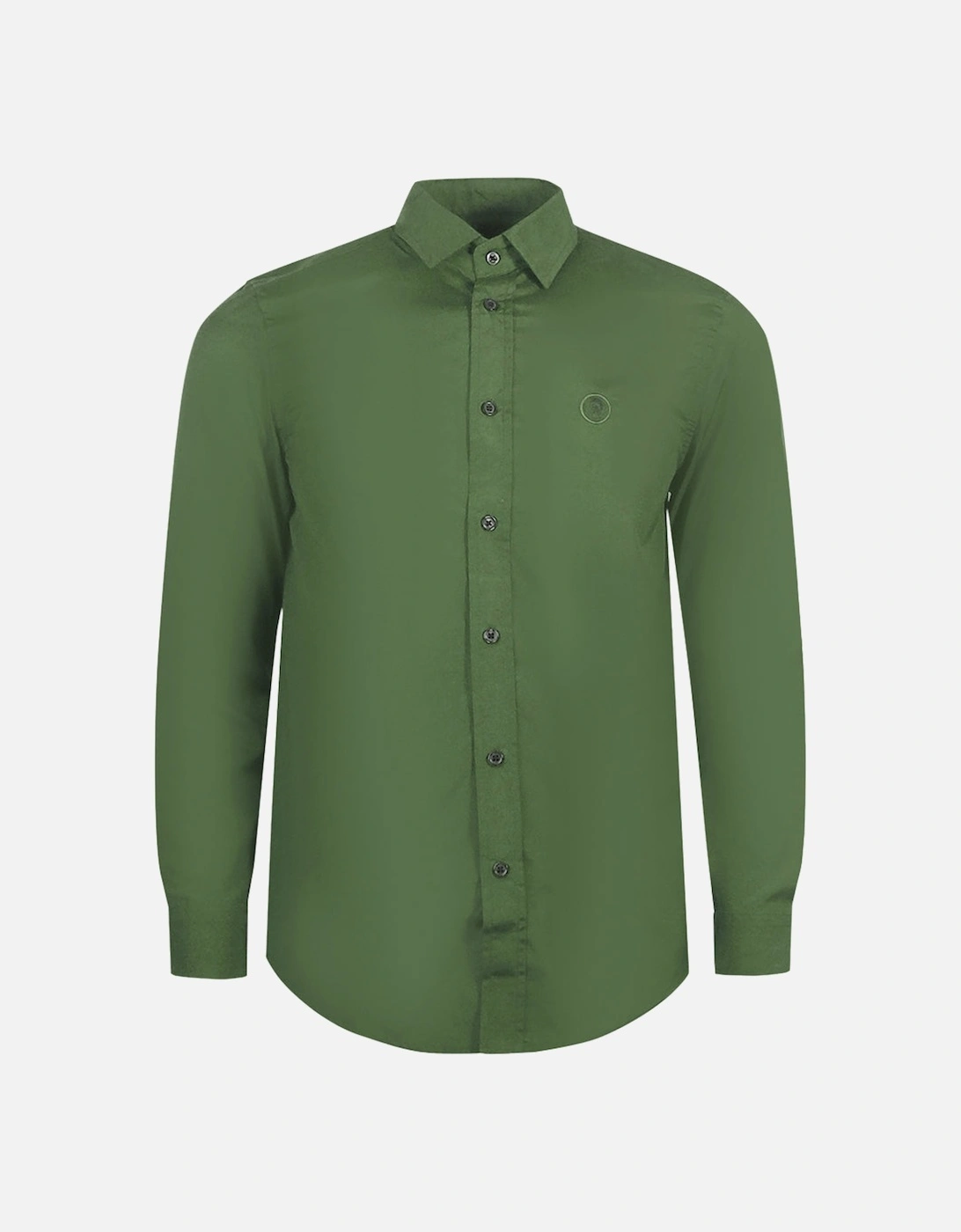 Long Sleeve Olive Night Green Shirt, 3 of 2