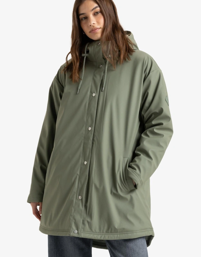 Womens Rain Road Waterproof Rain Jacket