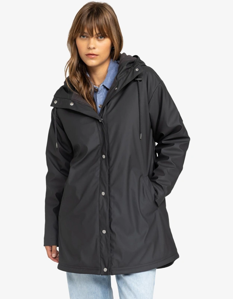 Womens Rain Road Waterproof Rain Jacket