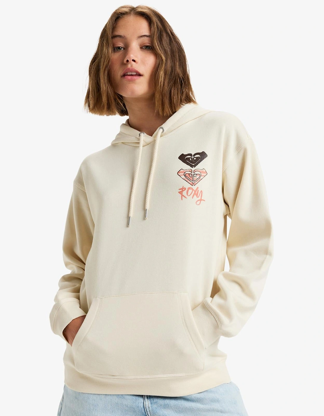 Roxy Women's Roxy Womens Surf Stoked Pullover Hoodie - Tan