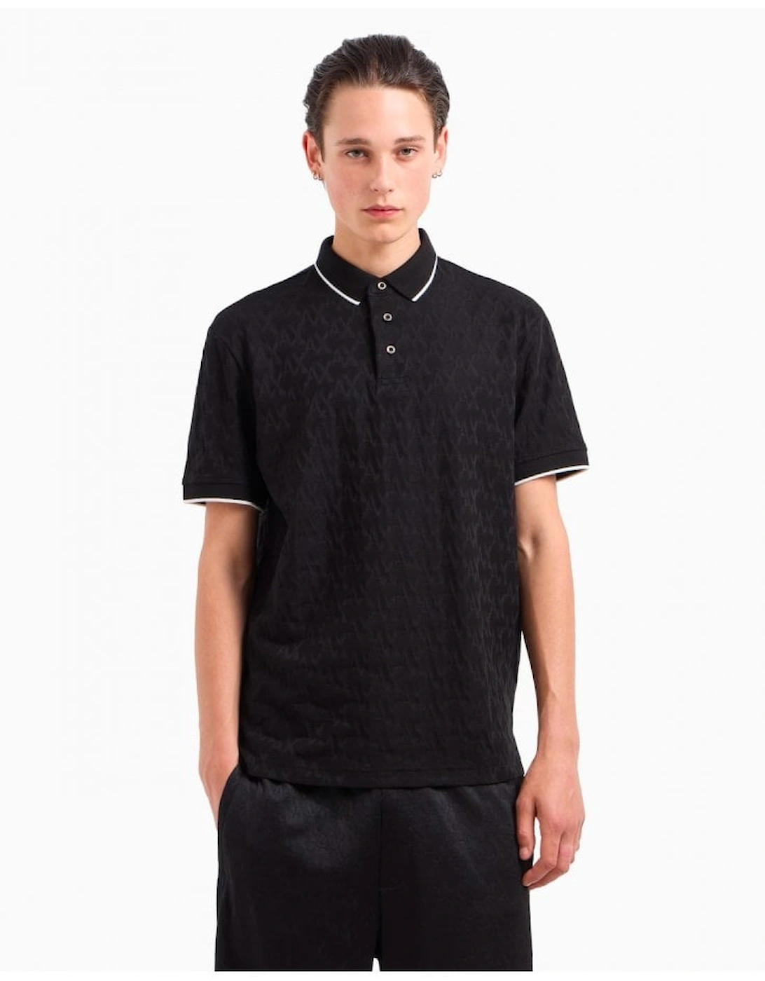 Polo ASV Mercerized Cotton Regular Fit Black