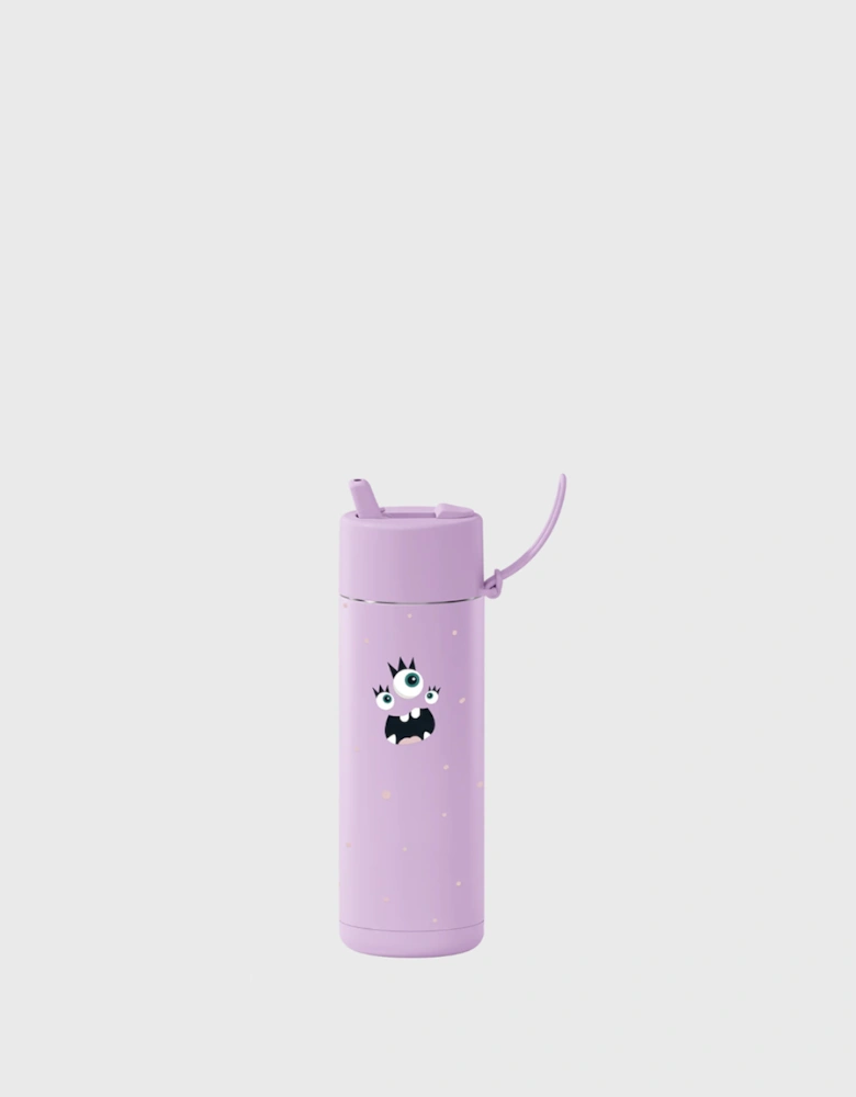 20oz Franksters Ceramic Reusable Bottle with Gold Straw Lid and Strap Lilac Haze Flick