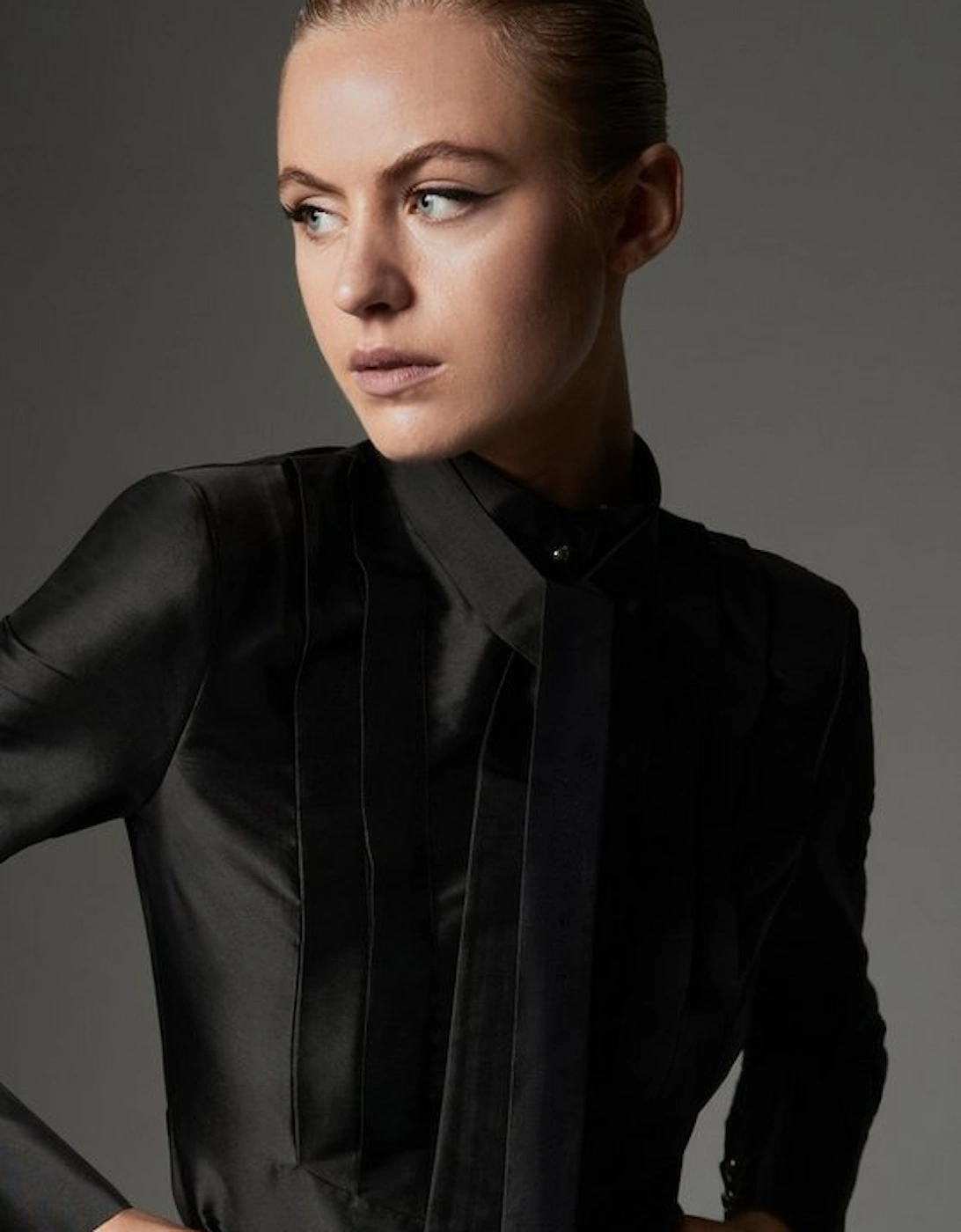 Taffeta Pleat Detail Woven Shirt, 5 of 4