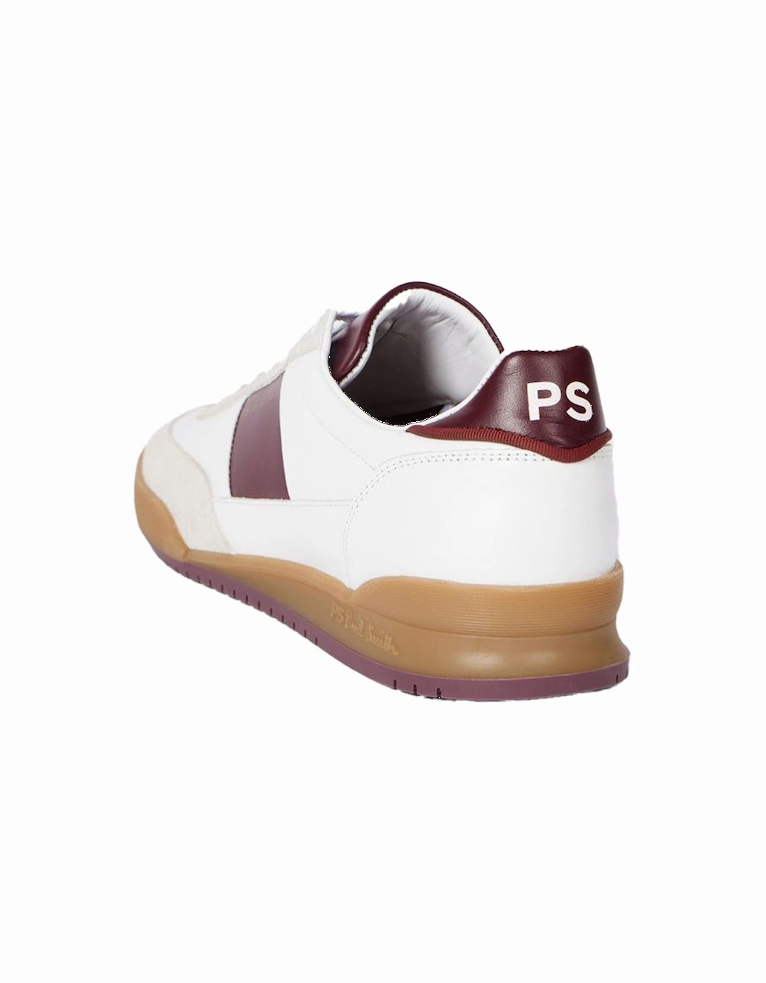 Dover Trainers, White/Burgudy