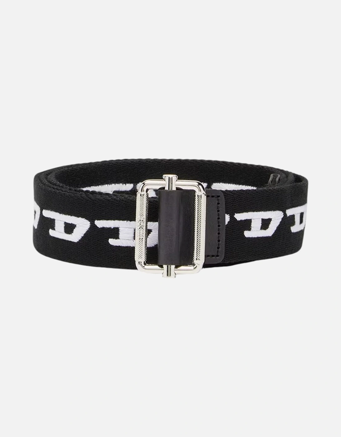 Men's DIESEL B-DIDI Mens Belts For Jeans Metal Buckle Woven Work Waist Belt Black New - Size: 110 cm
