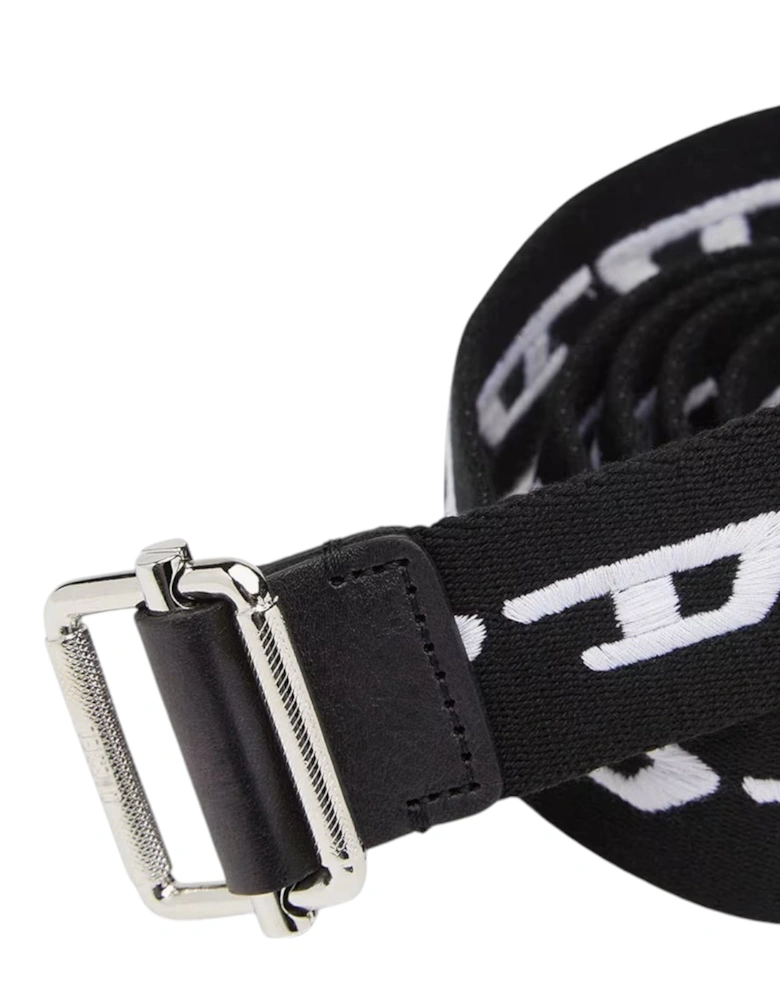 B-DIDI Mens Belts For Jeans Metal Buckle Woven Work Waist Belt Black New