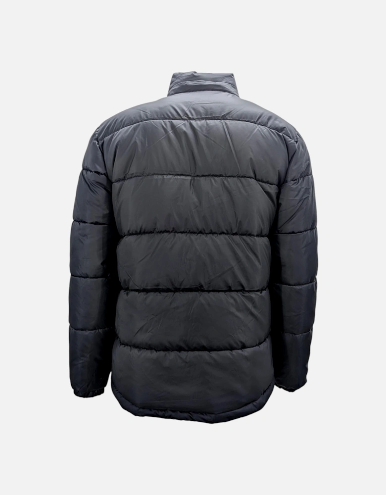 Mens Puffer Jacket Quilted Waterproof Detachable Hood Lining Coat