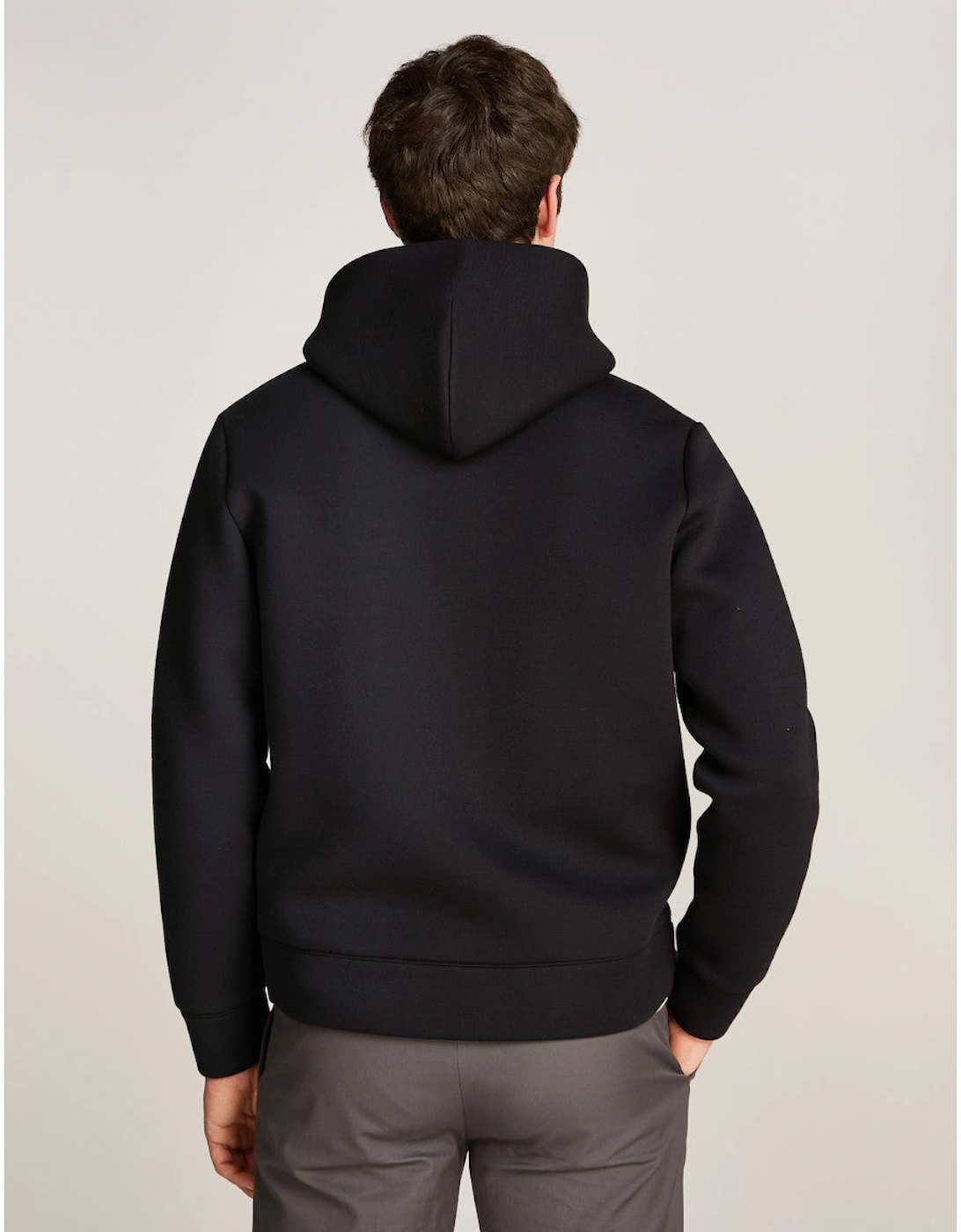 Spacer Zip Through Hoody BEH Black