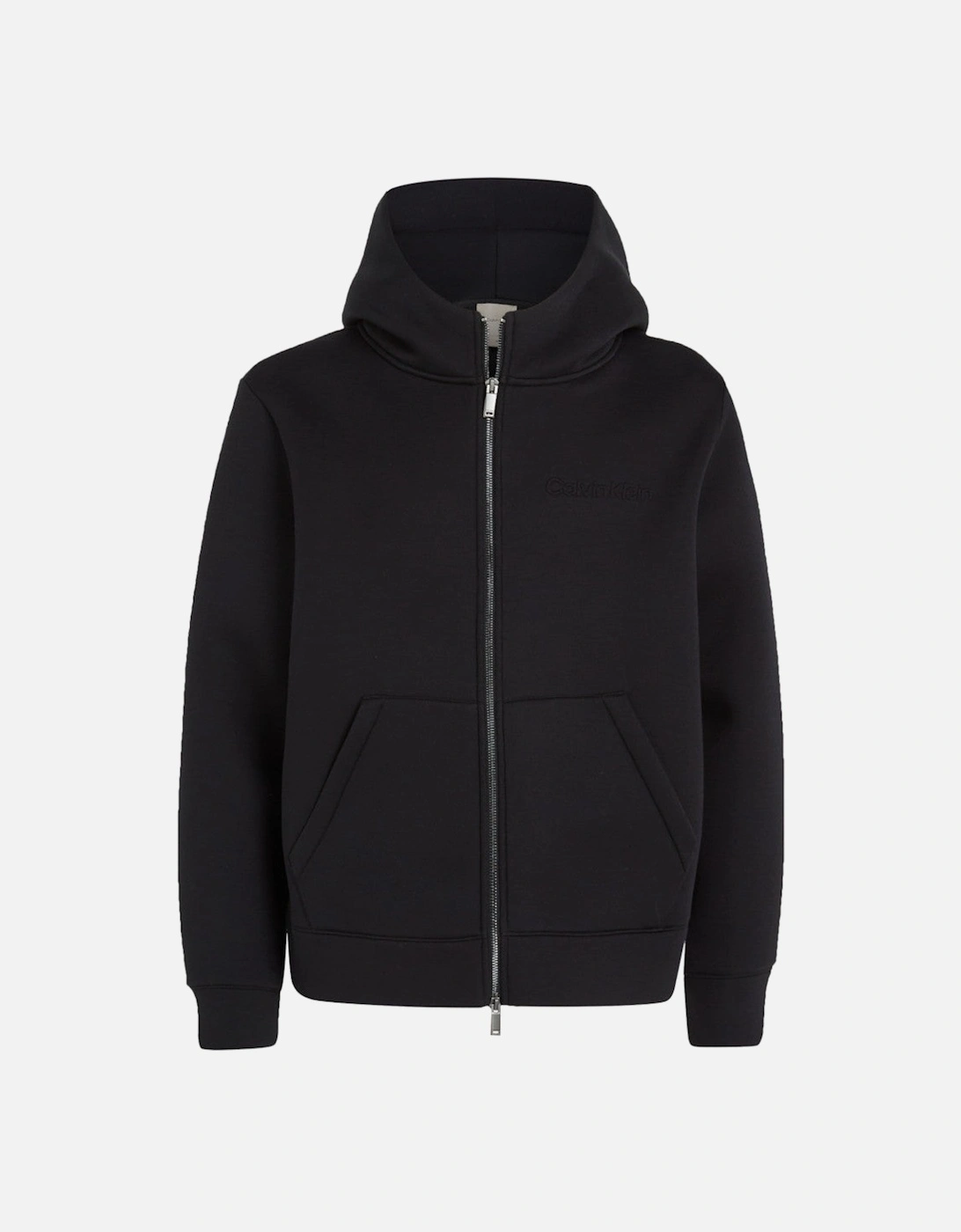 Spacer Zip Through Hoody BEH Black