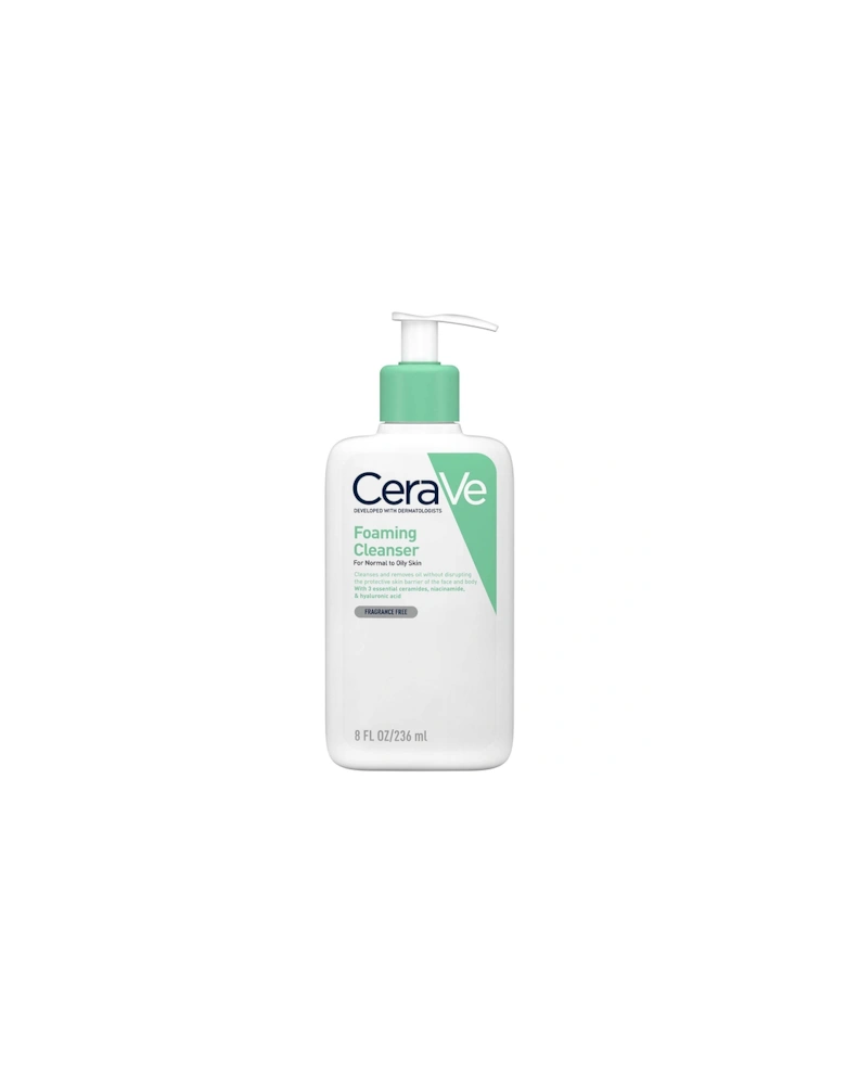 Foaming Cleanser with Niacinamide for Normal to Oily Skin 236ml - CeraVe