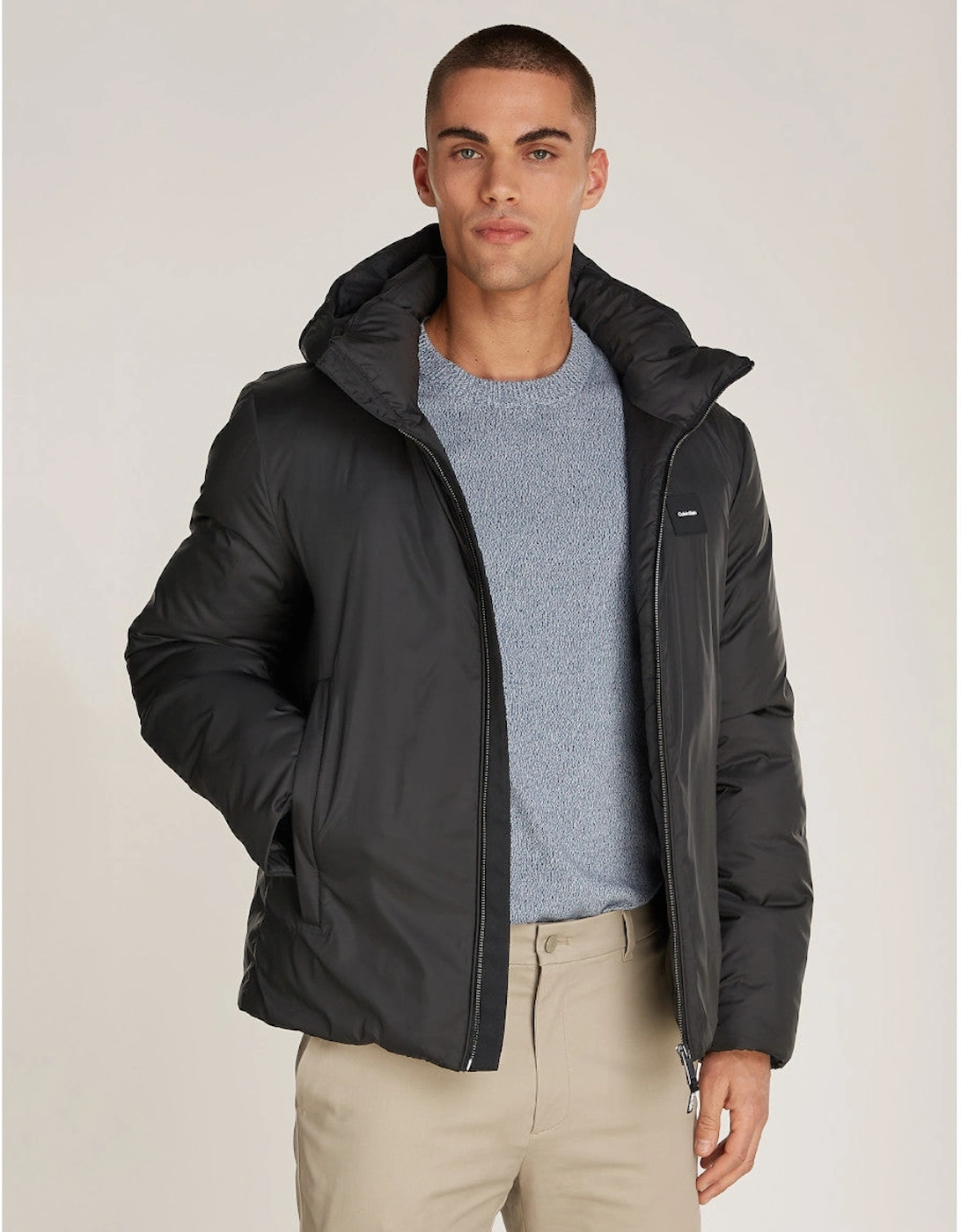 Padded Hooded Jacket BEH Black