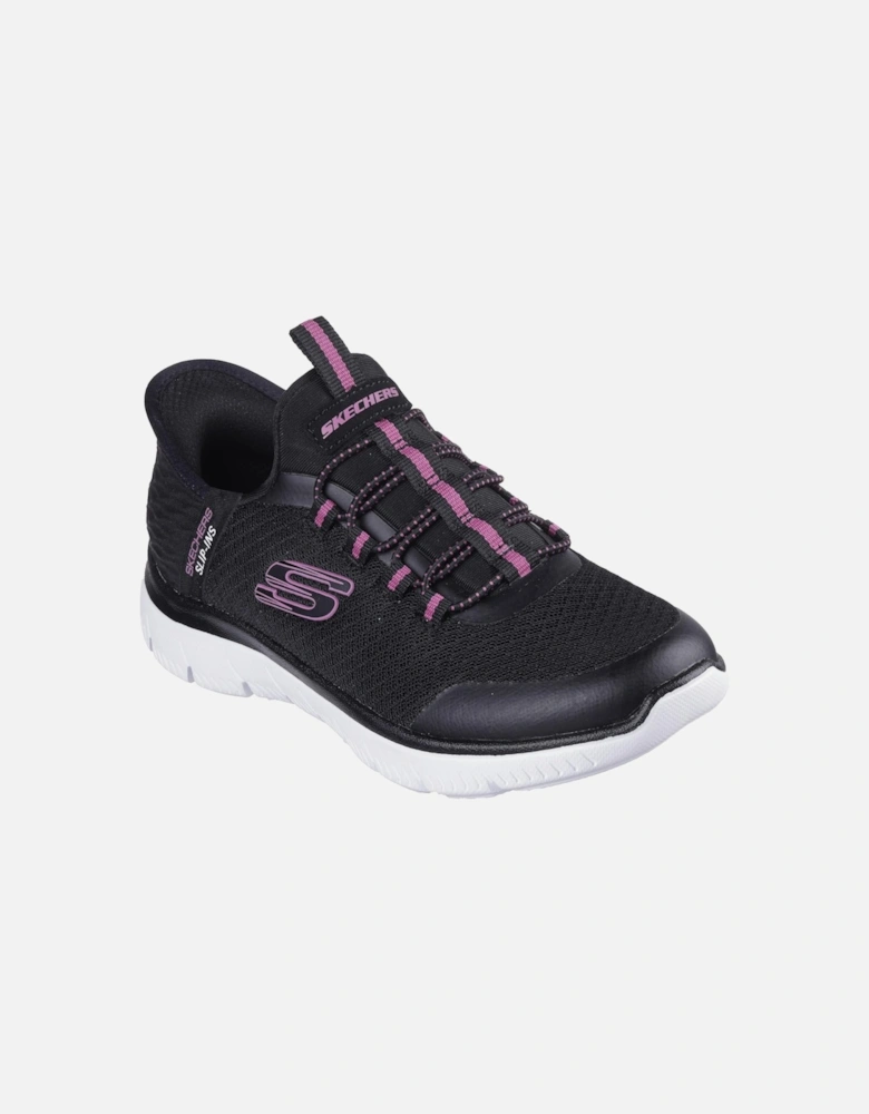 Kids Summits Slip-Ins Memory Foam Trainers