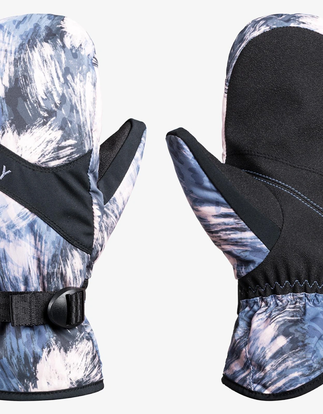 Women's Roxy Womens Roxy Jetty Mittens - Black - Size: L