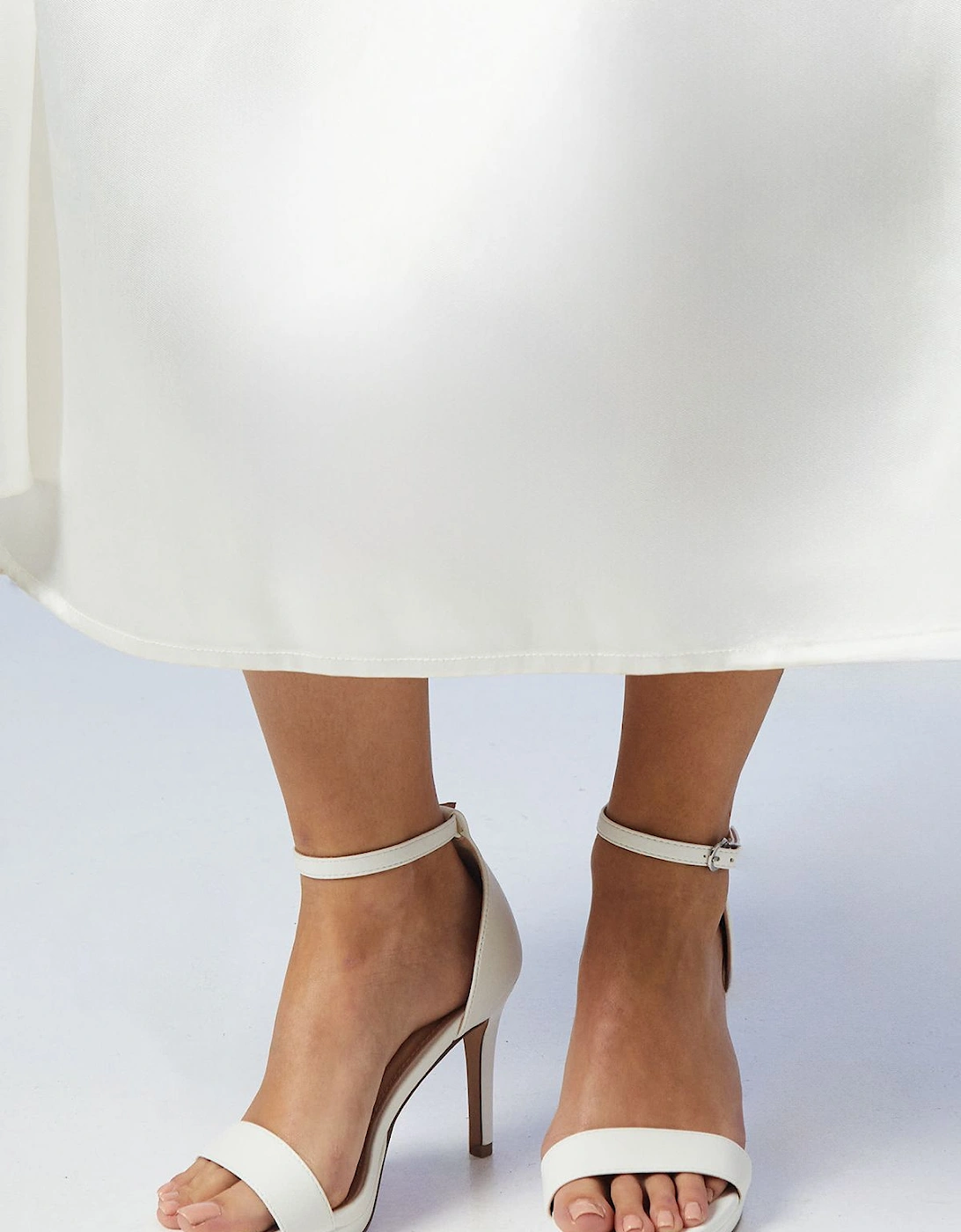 Wide Fit Bridal Talia Platform Heeled Sandals