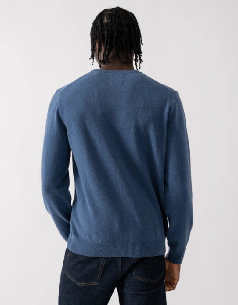 Mens Superfine Lambswool Crew Neck Jumper