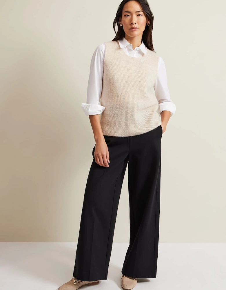 Mila Ponte Wide Leg Trousers