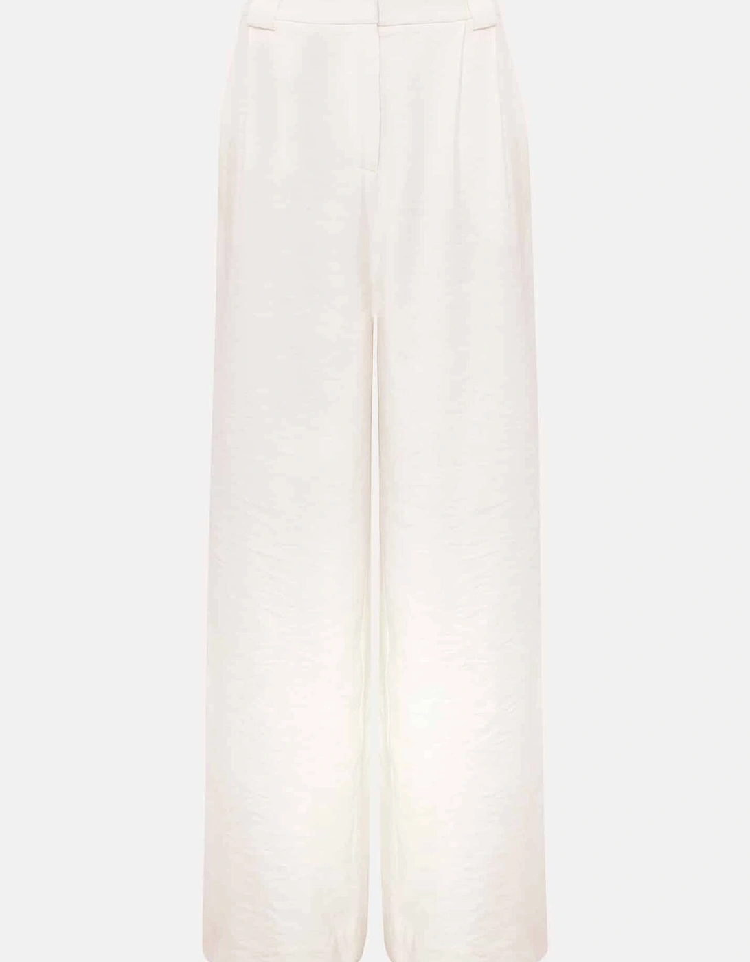 Tyla White Wide Leg Trousers