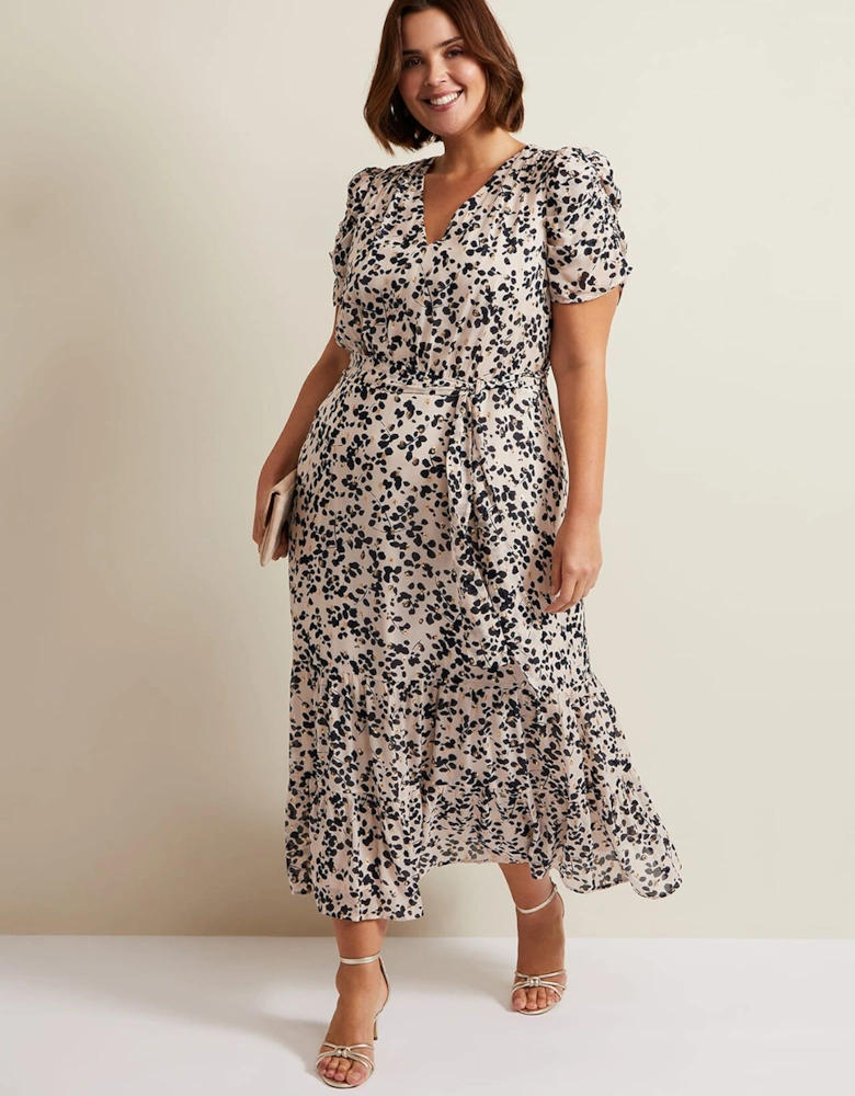 Amy Floral Midi Dress