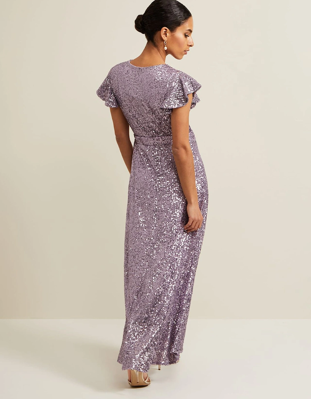 Petite Carina Sequin Maxi Dress