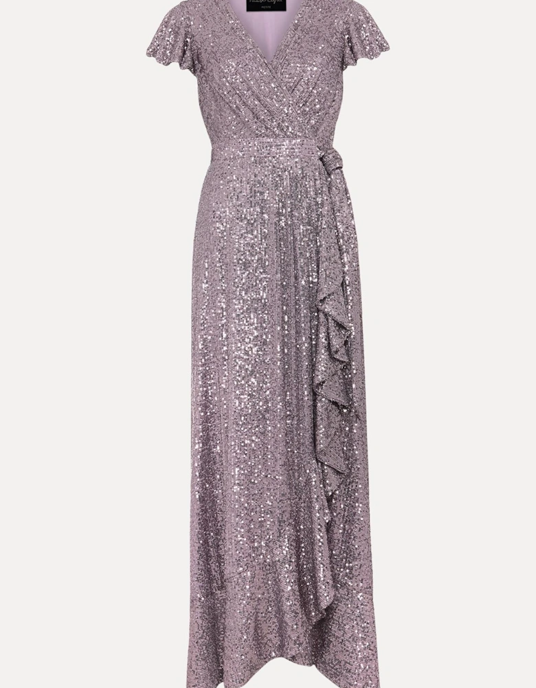 Petite Carina Sequin Maxi Dress