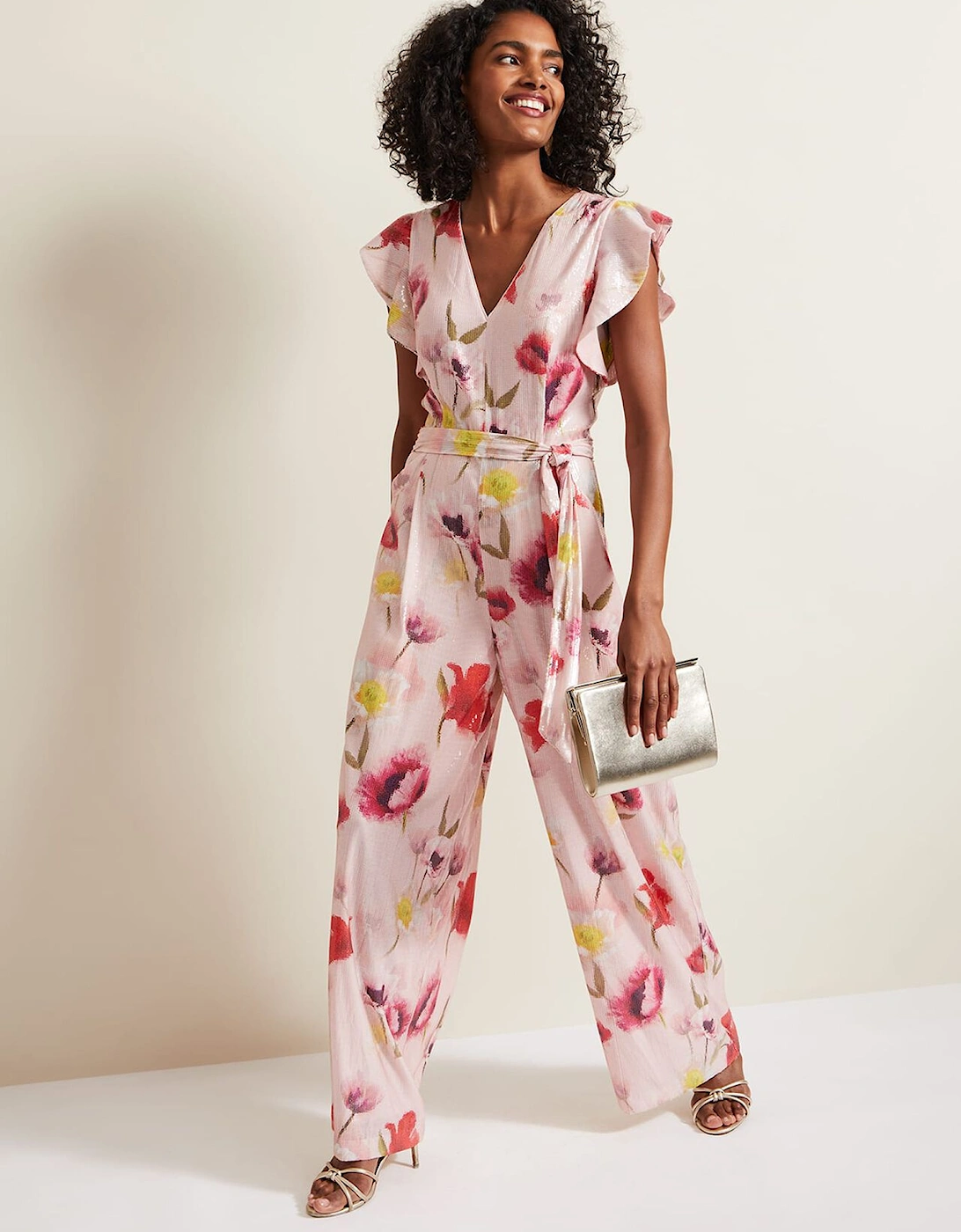 Rhiannon Sequin Printed Jumpsuit, 9 of 8