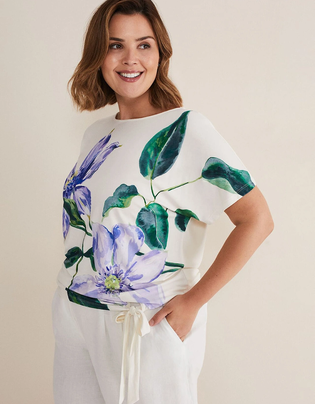 Fiorella Tie Front Top