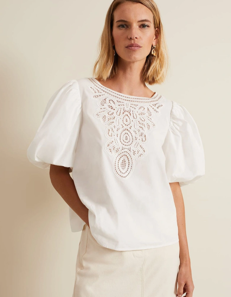 Lillianna Lace Front Blouse