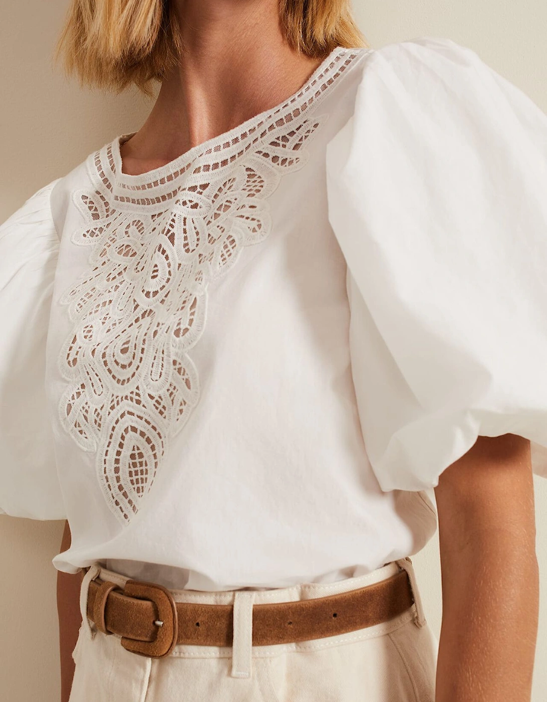 Lillianna Lace Front Blouse