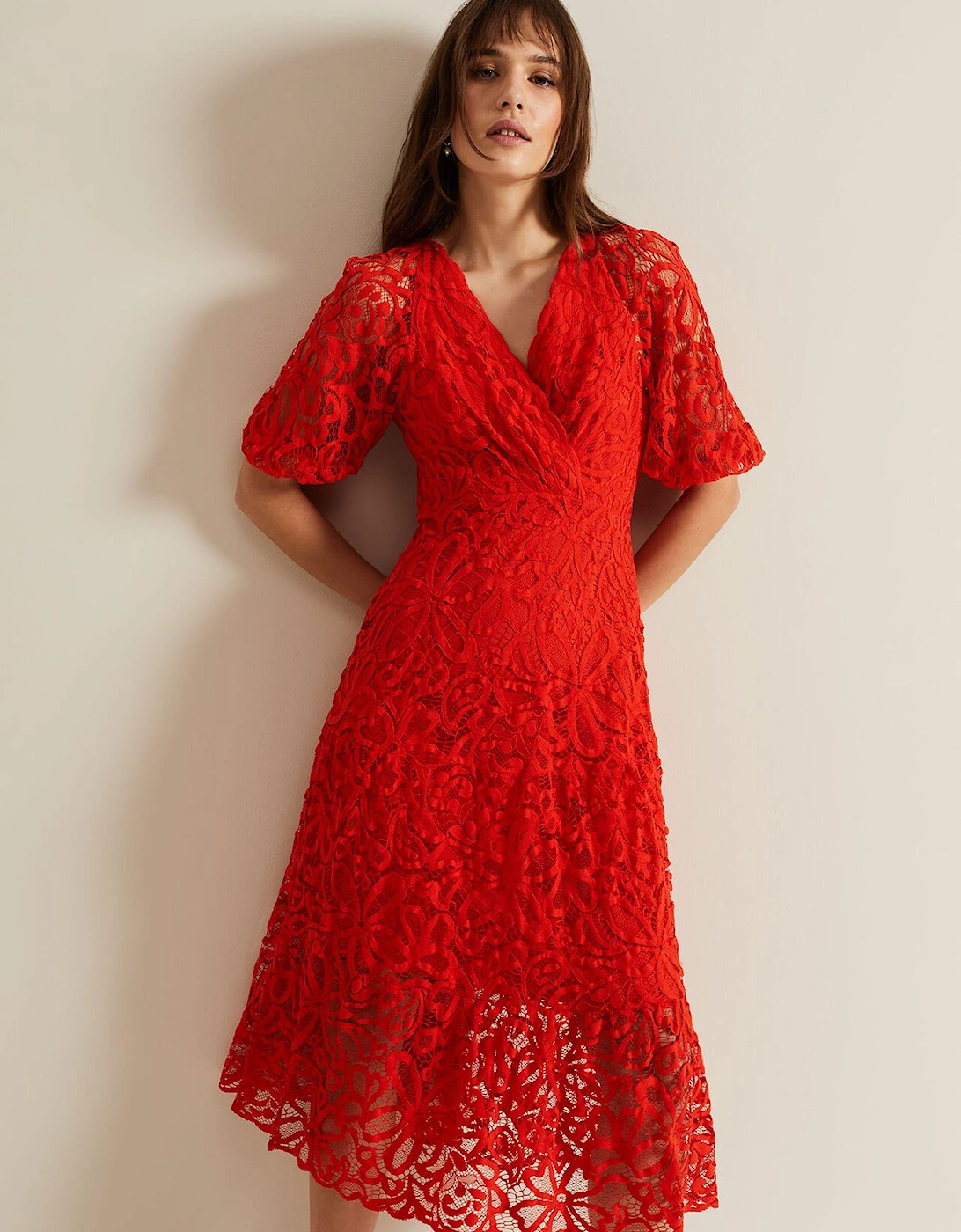 Senna Lace Midi Dress